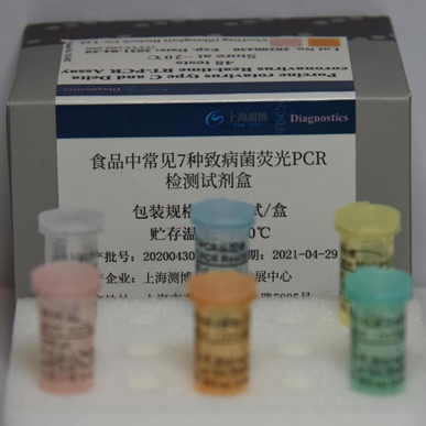 食品中常見(jiàn)7種致病菌熒光PCR 檢測(cè)試劑盒